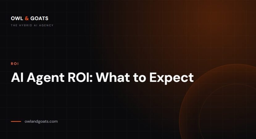 AI Agent ROI: What Returns to Expect & How to Measure